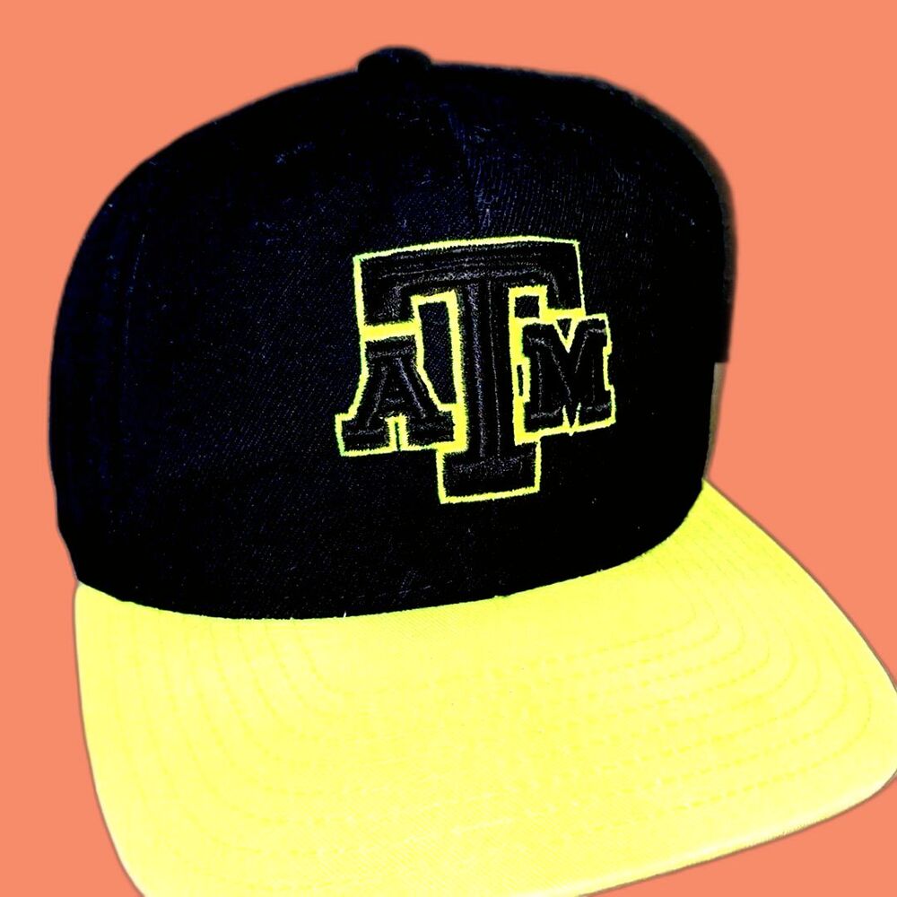 Adidas TEXAS A&M Softball Adjustable Cap NEON YELLOW